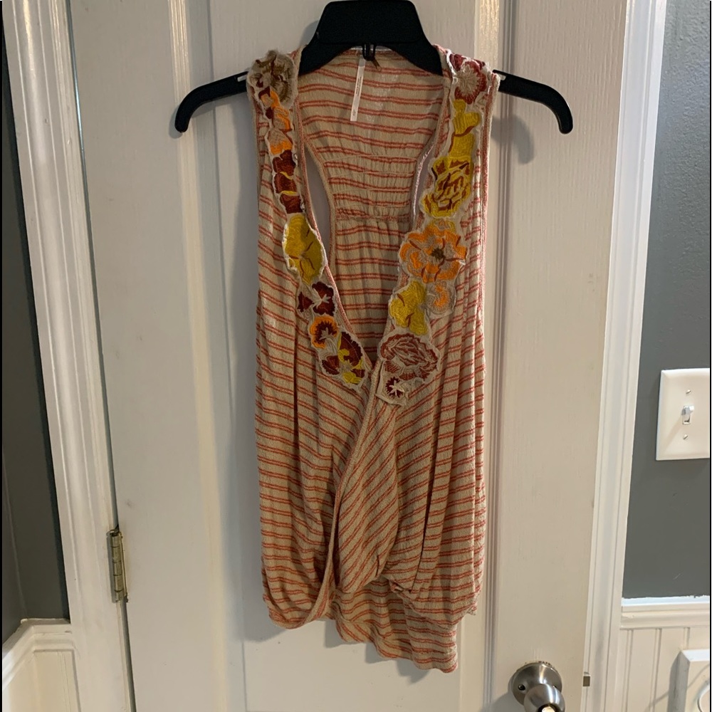 Free people tank, worn once, size large